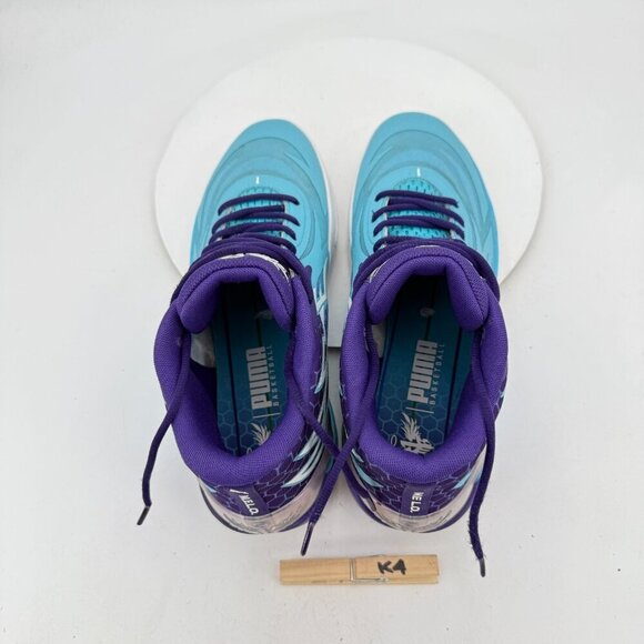 Puma MB.02 Queen City Men Size 11.5 379779-01 Team Violet Blue White Shoes - Picture 9 of 11